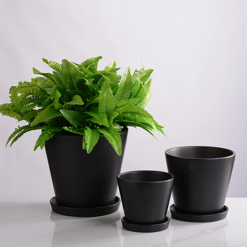 

Creative design garden home planter decorative flower ceramic pots for plants set