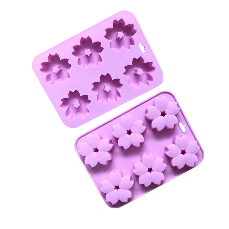 

DIY silicone mold Aromatherapy plaster mold 6 Sakura Silicone Cake Mould