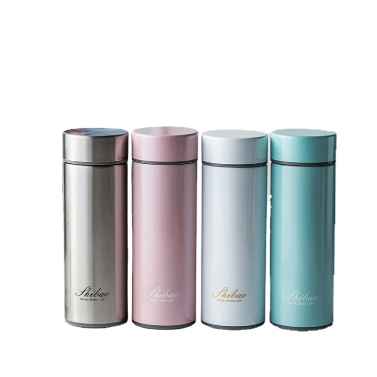 

Custom wholesale reusable color elegant ceramic bottle Thermos vacuum bottle, Customized color