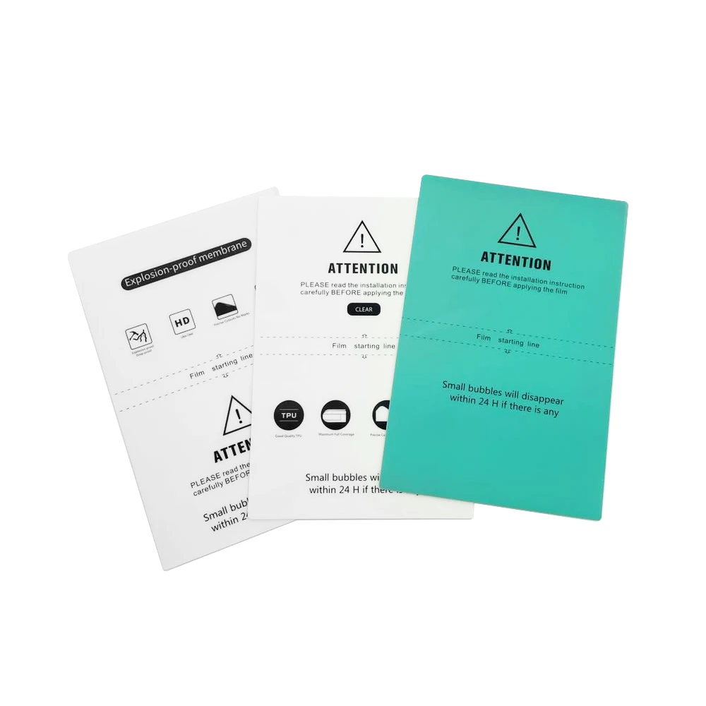 

New Factory Wholesale Hydrogel TPU Film Mobile Screen Protector for Cutting Machine