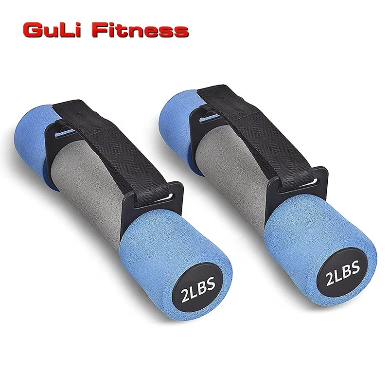 

Guli Fitness Colorful High Quality Cheap Two Color Women and Kids Foam Dumbbells With Handle For Sale, Red, blue, green, black or customized