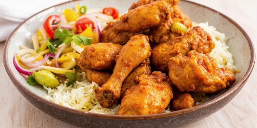Step 2: Adding chicken pieces