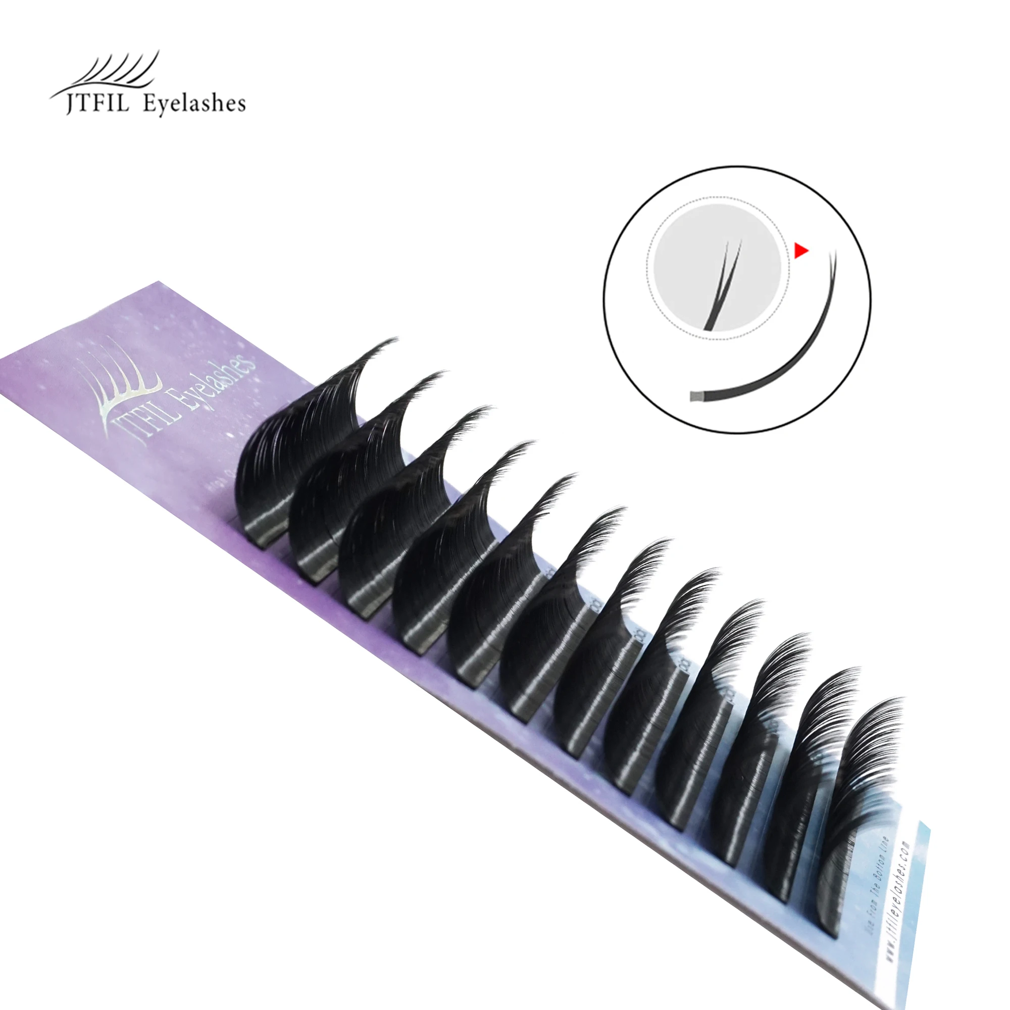 

JTFIL 0.15 ellips flat eyelash extension 5d eclipse flat lash eclipse eyelashes