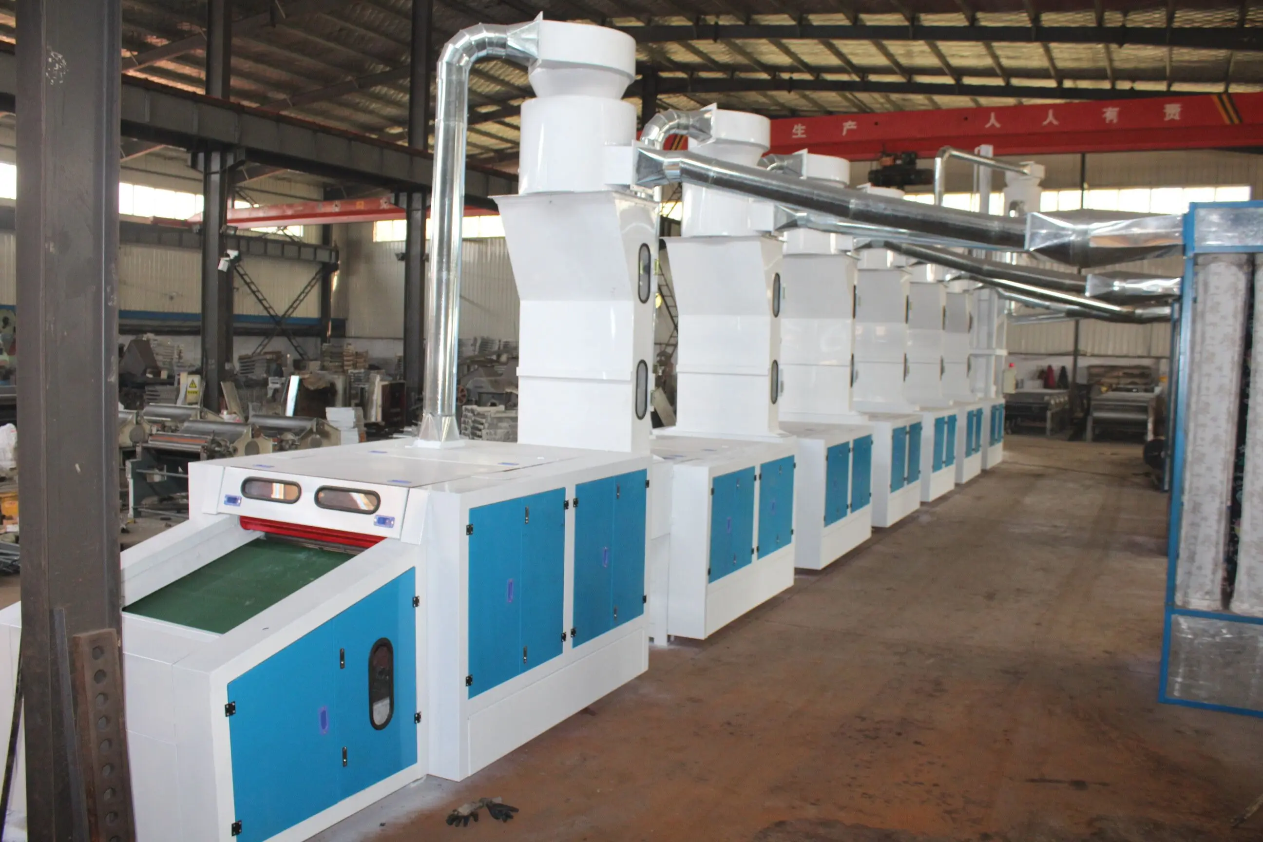 Environmental Cotton Fabric Wastage Recycling Machinery For Padding