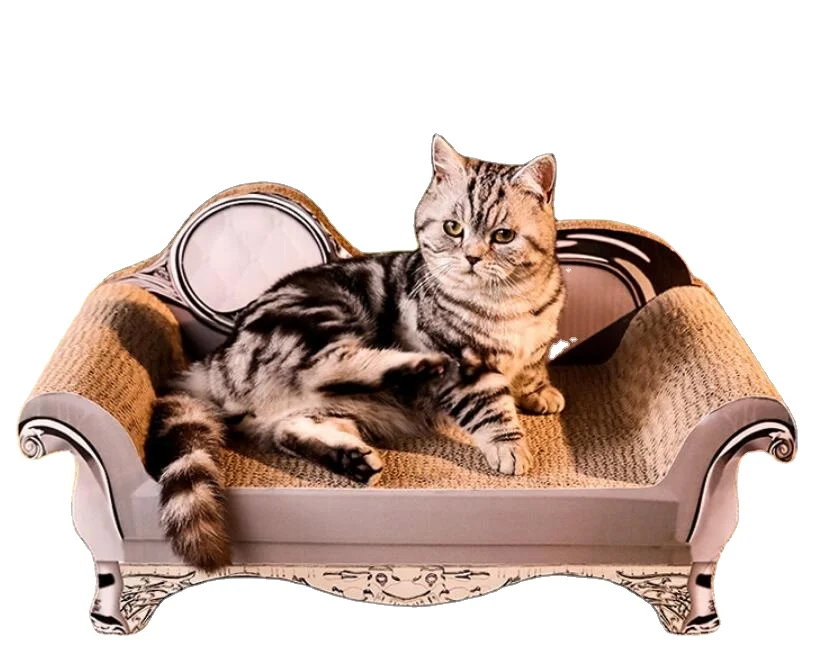 

Custom Sofa-shaped cat scratch board corrugated bed, Customized color
