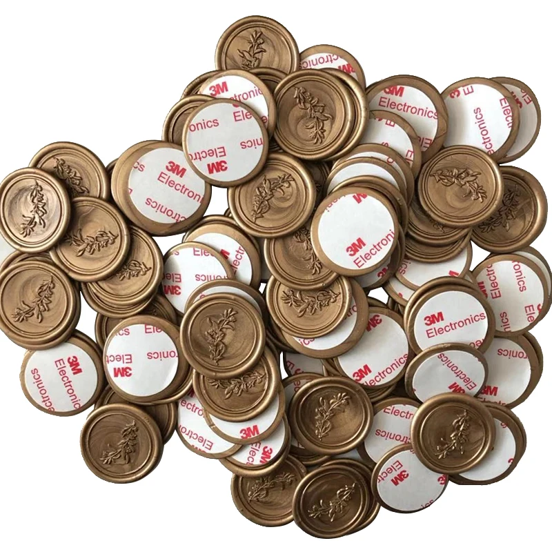 
Custom 3D Wax Seal Sticker, Wedding Self Adhesive Sealing Wax Stickers 