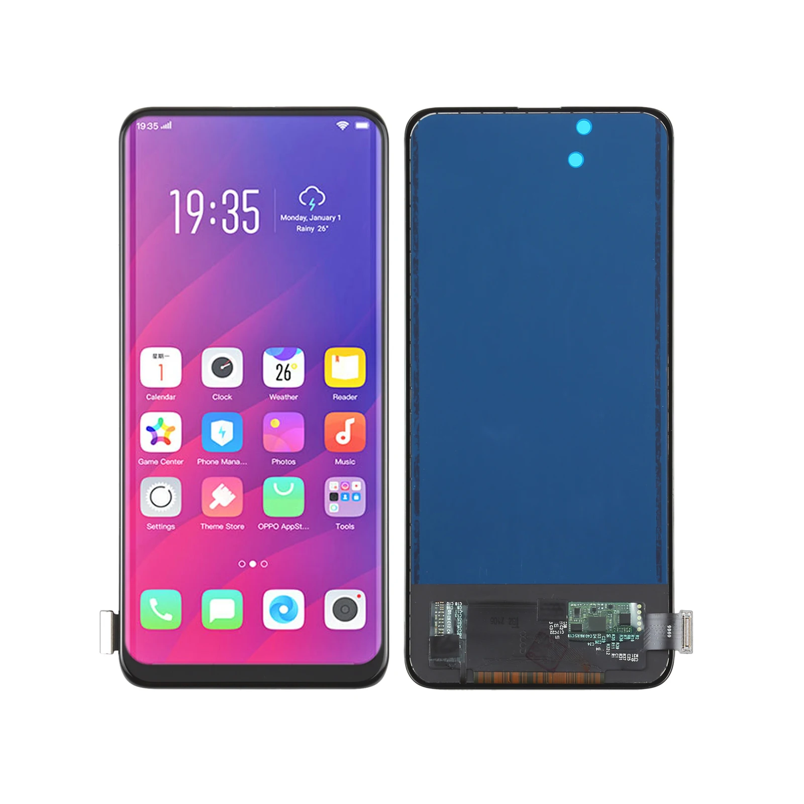 

Replacement Complete LCD Touch Screen Display Panel Combo and Digitizer Assembly For Pantalla Para OPPO Find X