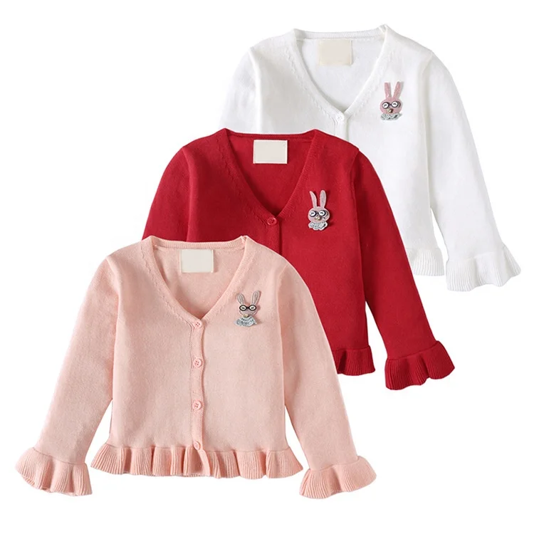 

2021 fall toddler girls' cardigan sweater coat design baby little girl knit sweater jackets fashionable toddler girl sweater