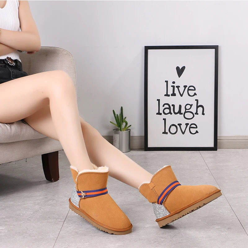 

fashion 2020 shoes women winter boots snow winter boots for women, Customized color