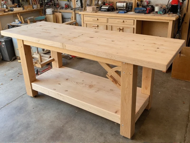 diy workshop bench