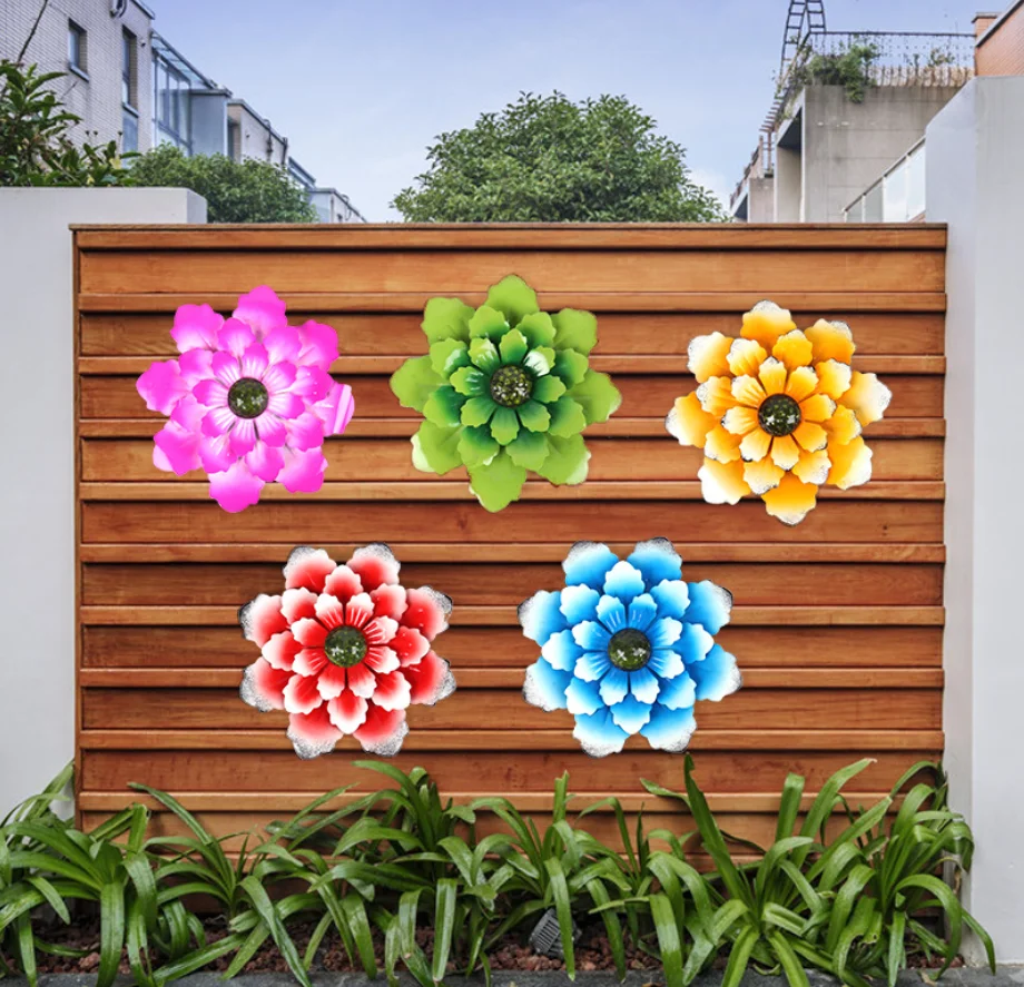 

Newart metal decoration home 3d flower wall decor