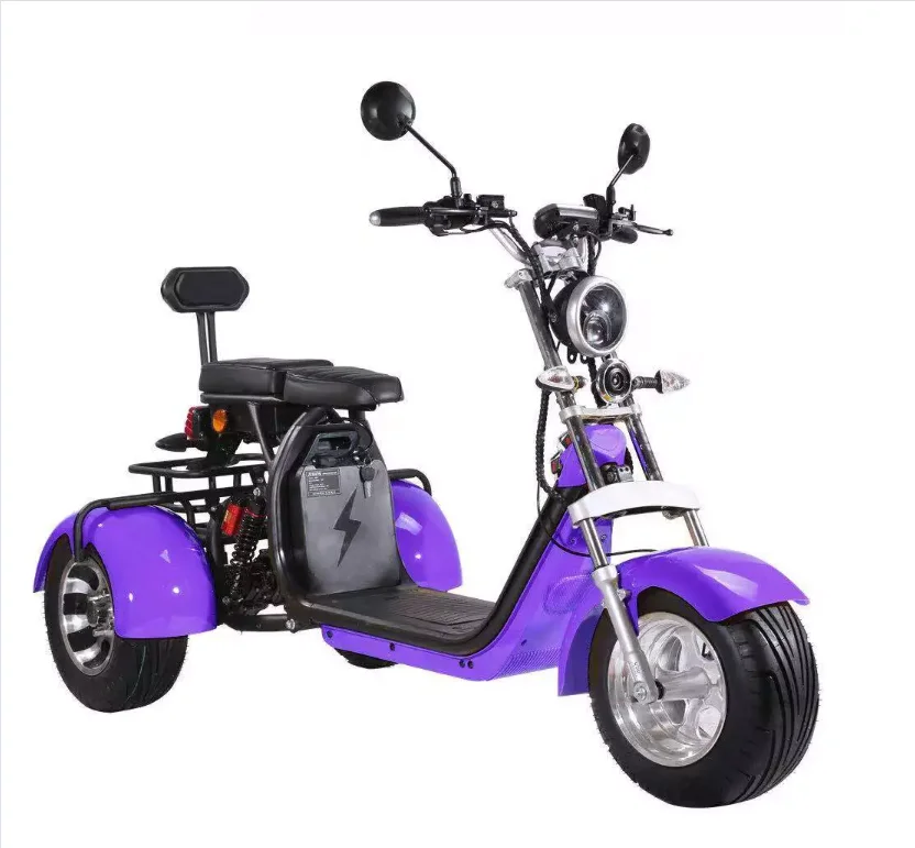 

Adult Factory Direct Sales LSY 60V 12A 2000w scoote 3 wheel motorcycle tricycle electric scooters