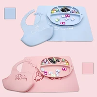 

Custom Kids Suction Folding Heat Resistant Baby Silicone Placemat