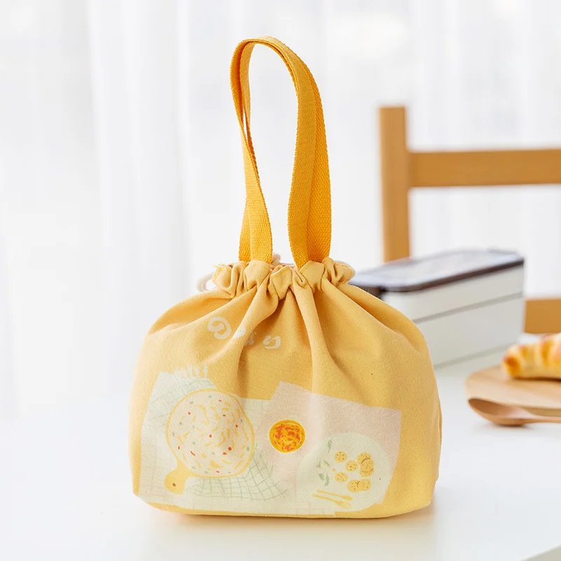 New Japanese Lunch Bag Convenient Portable Canvas Bag Customized Large