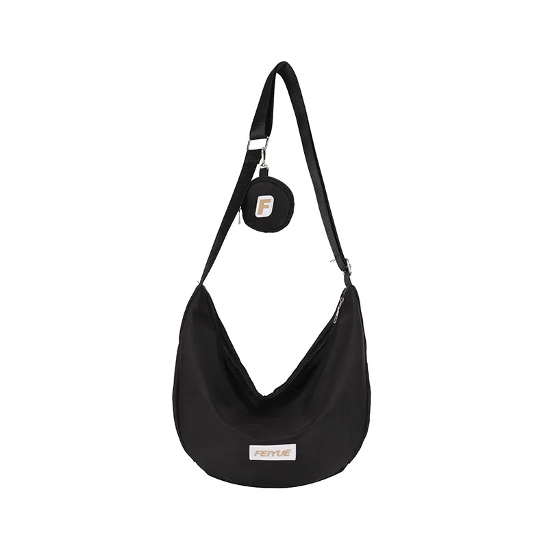 

Nylon Messenger Female New Trendy Dumpling Bag All-match Style Single Shoulder Messenger Bag