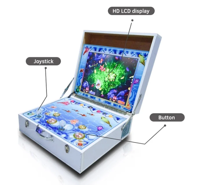 

Portable Kids Mini Fishing Game Shooting 2 Player Fish Hunting Arcade Machine for Sale, Picture