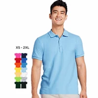 

2019 Wholesale polo shirts 100%cotton custom polo shirt mens plain 220gsm t shirt