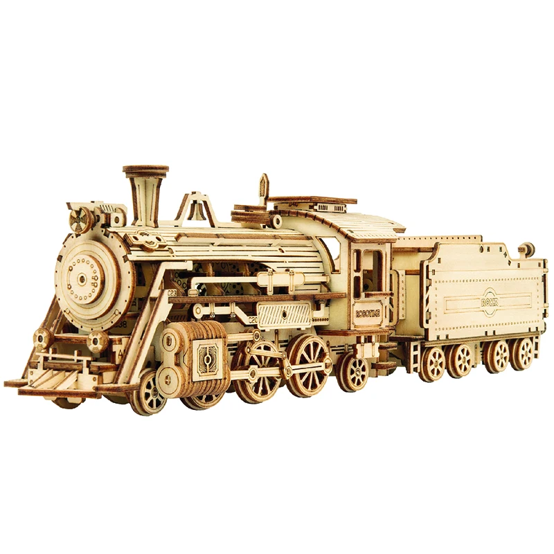 

CPC Certificated Robotime Rokr Wood Car Jigsaw MC501 Building Kits Other Educational Toys 3D Wooden Puzzle