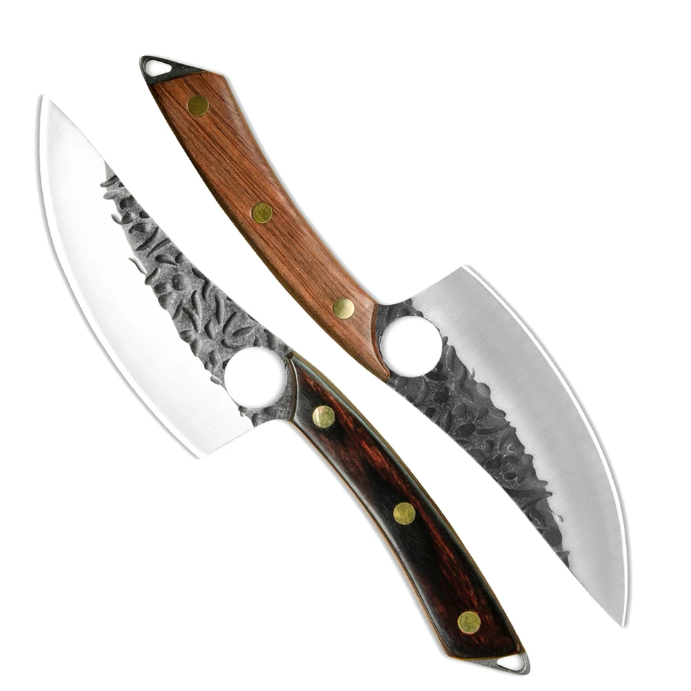 

Ultra Sharp Slaughter Skinning Meat Slicer Stainless Steel Razor Sharp Blade Full Tang Outdoor Survival Kit  Knife Chef