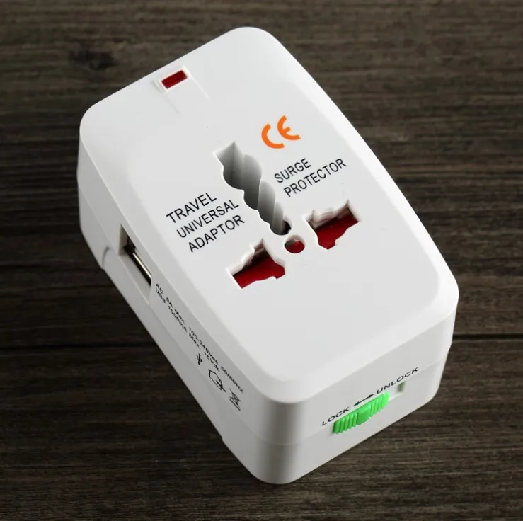 Single Usb Socket Power Travel Adapter With Universal Plug