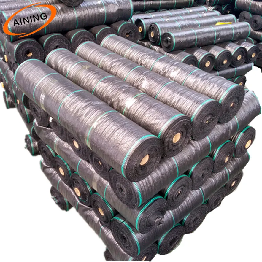 White Black Agro Ground Cover Weed Control Weed Barrier Mat For