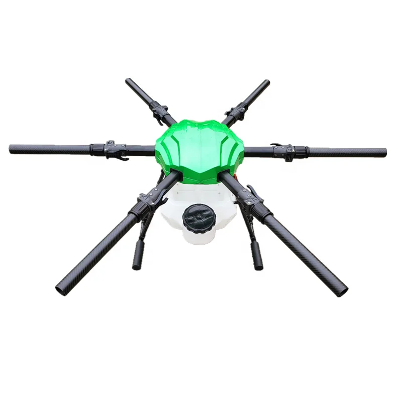 

DIY 16L 16KG agricultural spray drone frame 1628mm wheelbase six-axis drone flight platform with X8 Power system, Green
