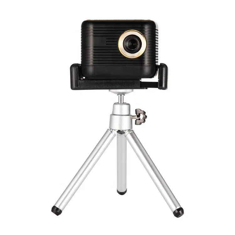 

Custom mini smart dlp outdoor travel pocket led video projector with USB2.0 home theater short throw projectors, Black