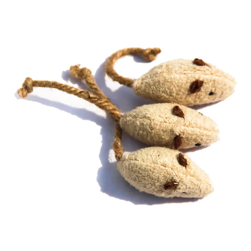

cat toy linen Mint mouse tease cat toy Mint mouse cat supplies