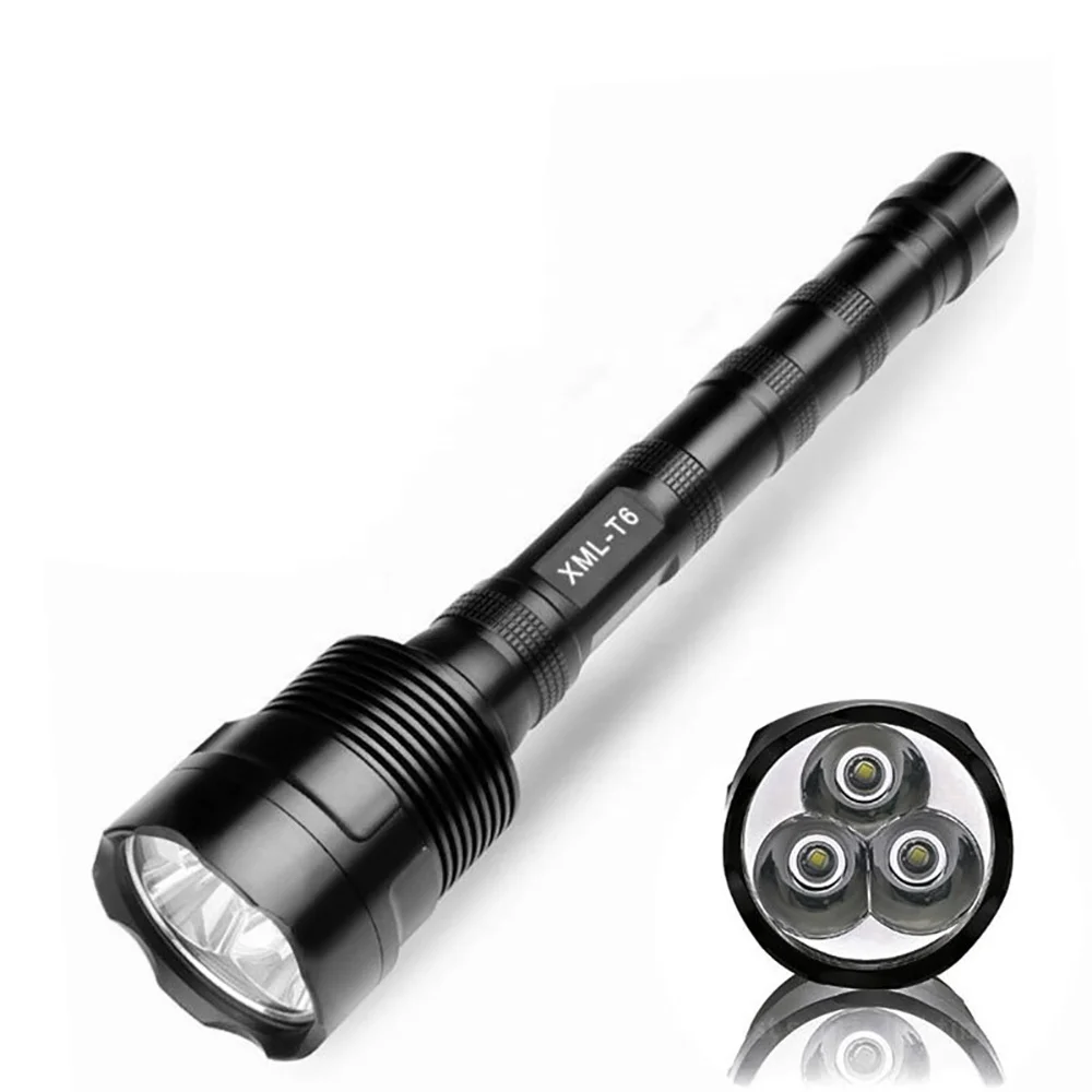 1000 lumen outdoor bright torch 20W camping aluminum alloy high power LED rechargeable flashlight