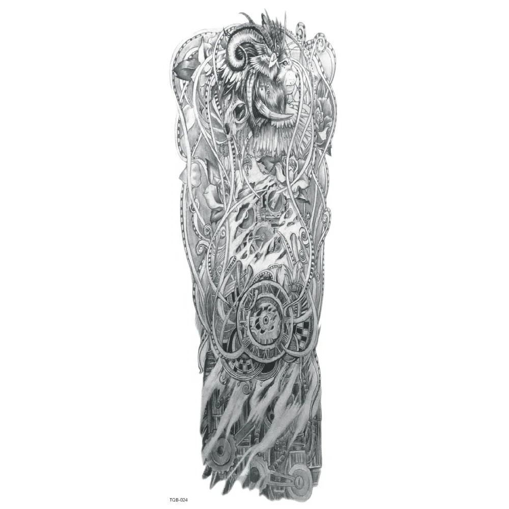 

TQB-024 tattoo scar cover up sticker arm leg body tattoo printable skin sticker