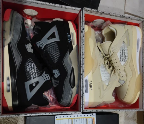 

Designer Men AJ 4 Running shoes air off sneakers original quality basketball shoes