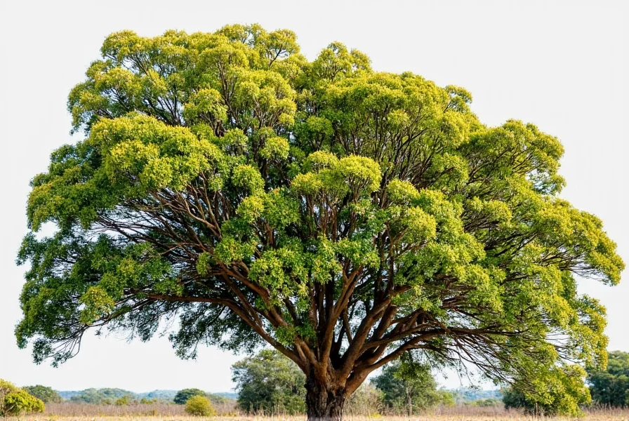 Cinnamon tree showing mature bark being harvested for spice production