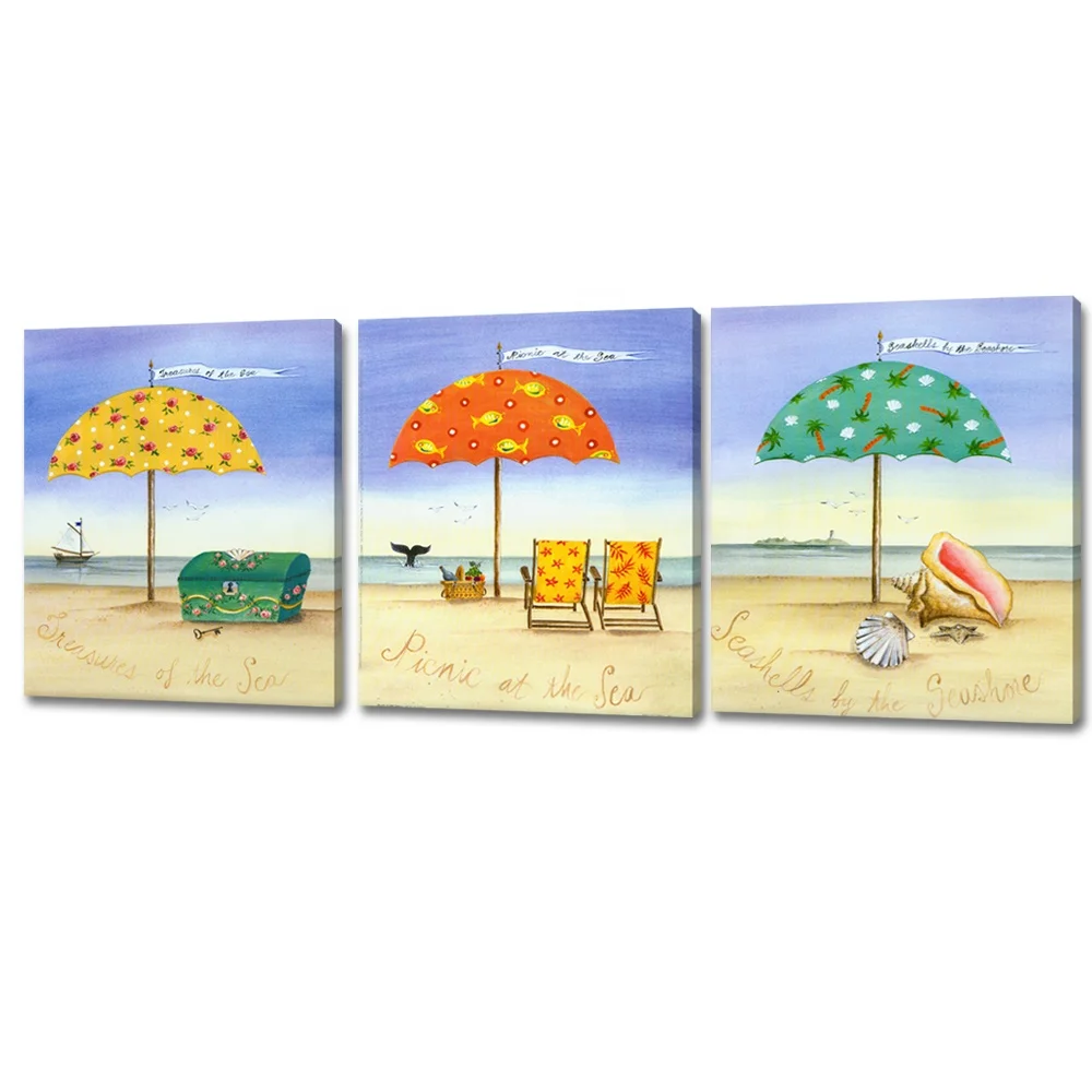 Download Toile mur scenes de plage dart For Free