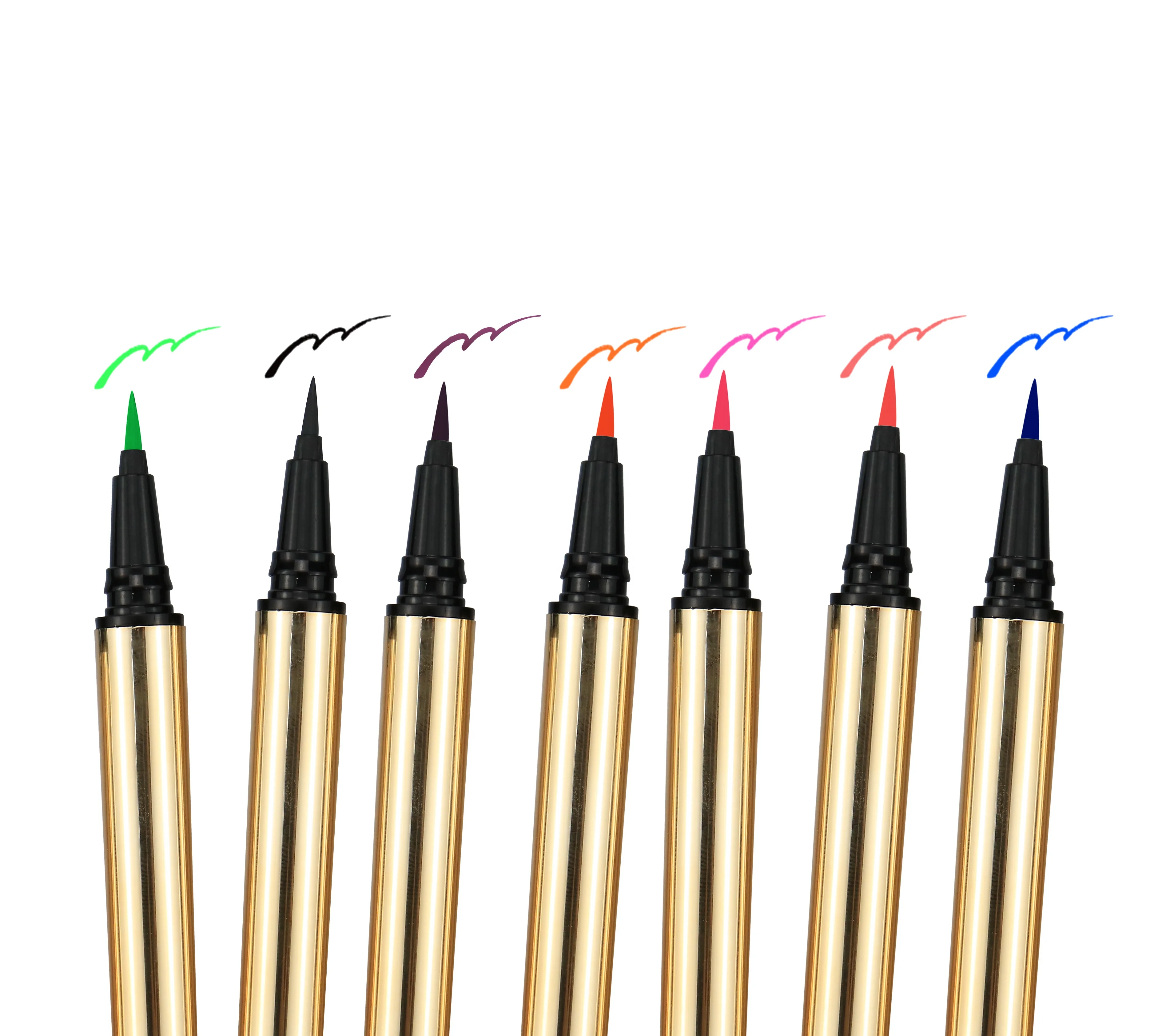 

Wholesale Professional Eyes Cosmetics Liquid Color Waterproof air dry Eye liner