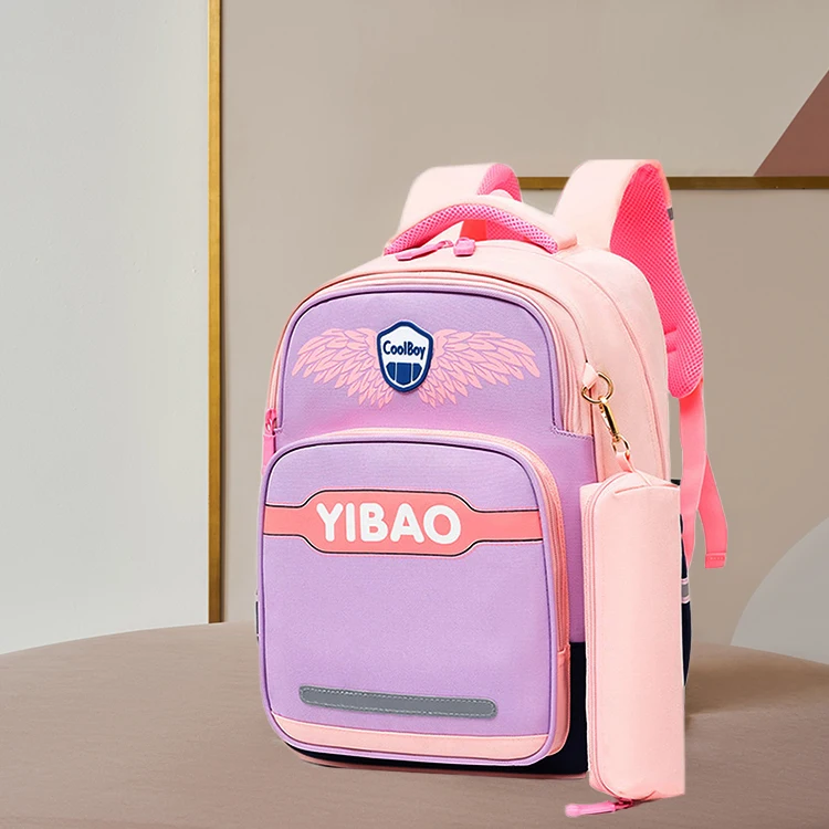 

Wholesales hot sales Customized Fashion design Student school bag backpack for primary boy and girl