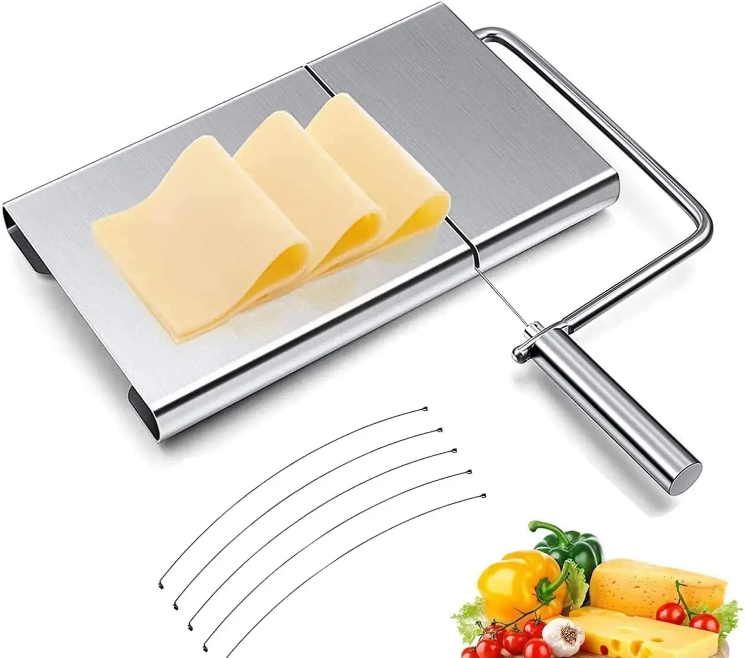 

Restaurant Adjustable Cheese Slicer Wire stainless steel