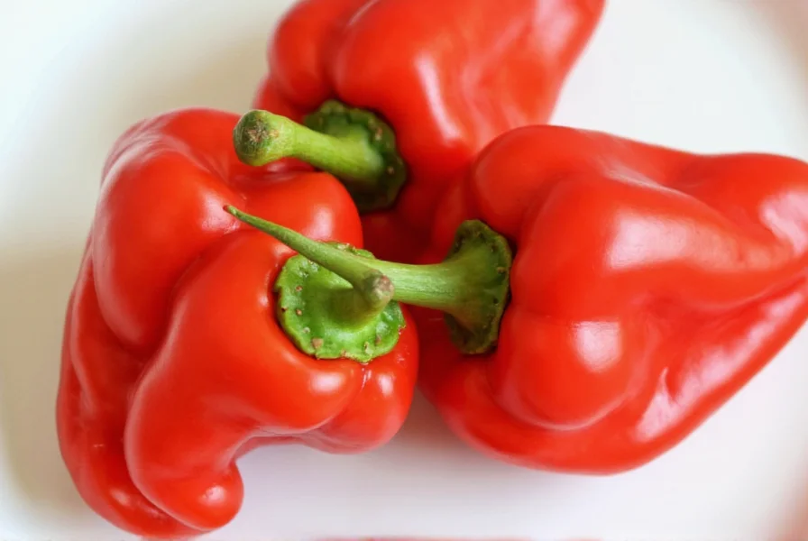 Pepper plants growing in a garden bed