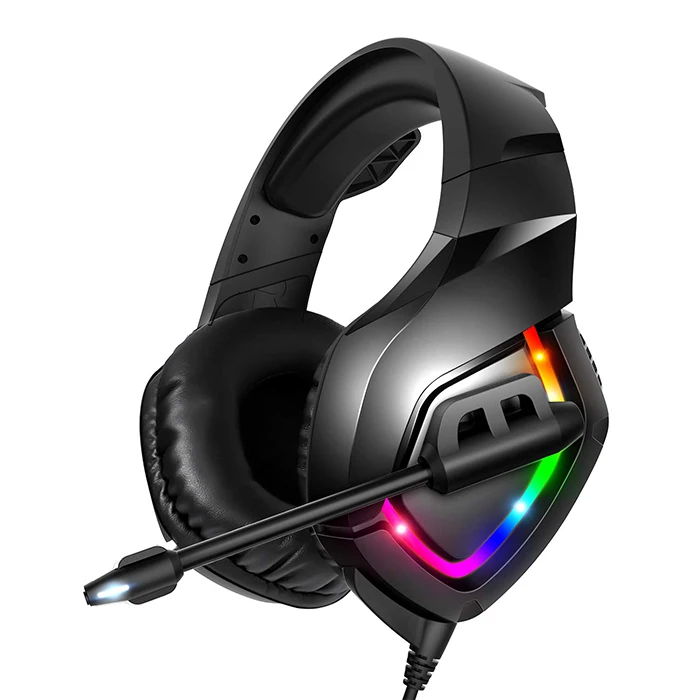 

USB7.1 Wired Stereo Headphones K1 RGB Gaming Headset Microphone RUNMUS Gamer Headphones for for PS4 Xbox One Tablet PC