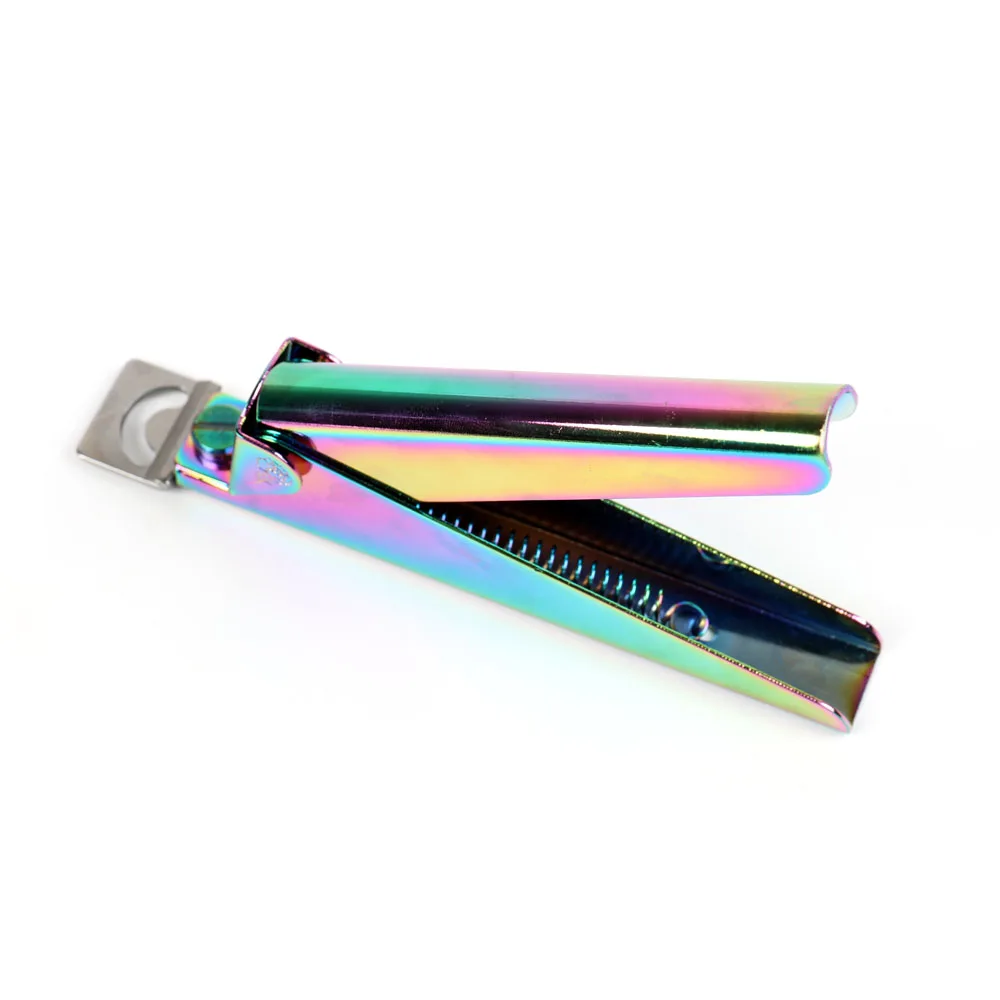 

2021 Professional False Tips Edge Cutters Manicure Rainbow Stainless Steel Art Tools Nail Cutter, Metalic