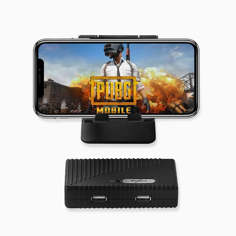 

PXN 2200mAh BT Keyboard and Mouse Converter for PUBG Mobile, Play FPS Mobile Games with Keyboard and Mouse