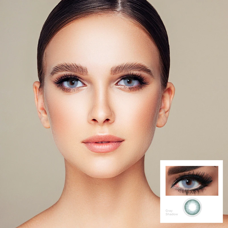 

moonve Circle Color Contacts 1 Year Soft Sweety Eye Color Lens Coloured Contact Lenses, 7 colors