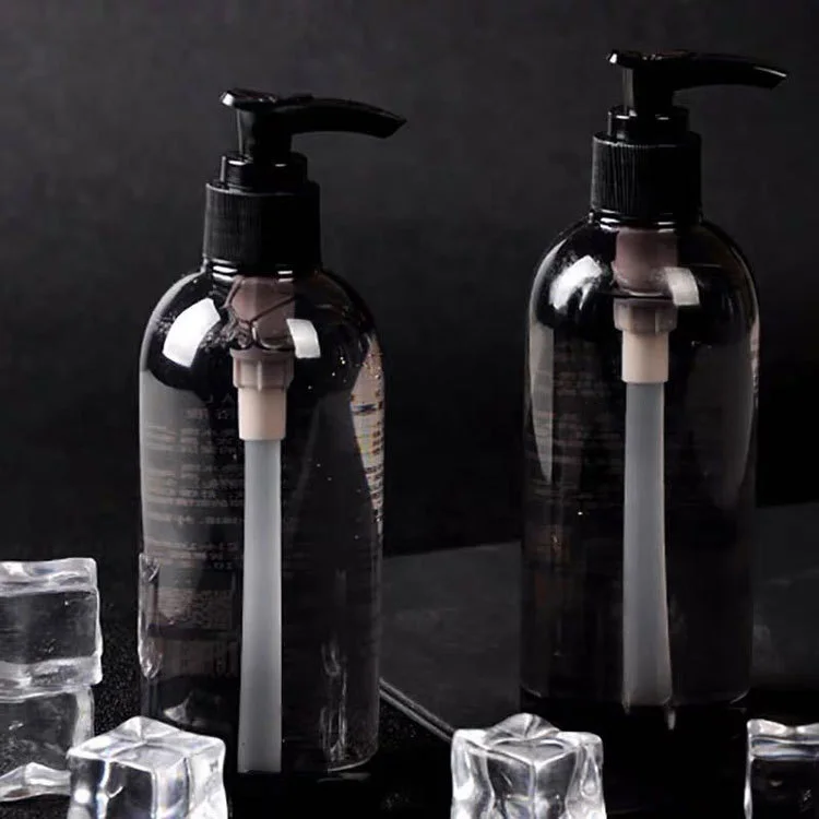 

Amino Acid Peppermint organic herbal hair loss shampoo for Man Shampoo 300ml 2-IN-1 shampoo bottle clear for oily hair