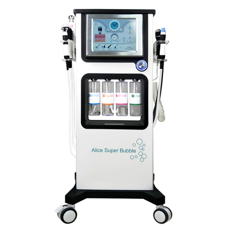

New Technology Multifunctional Oxgen Facial Machine Water Oxygen Jet Head Piece Jet Peel Water Oxygen Machine, White