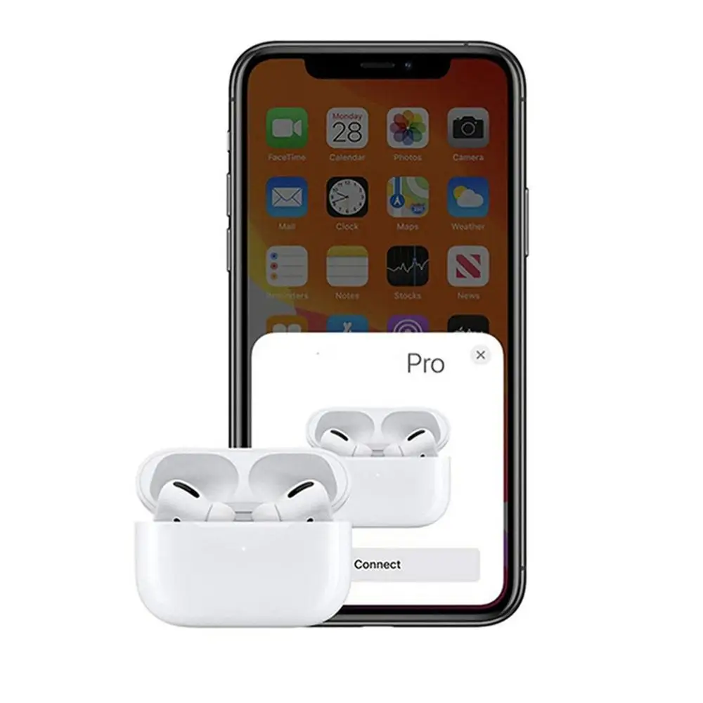 airpoding for apple air pod pro 3 1:1 noise cancellation wireless charging gps rename mini earbuds