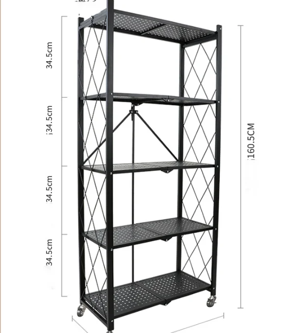 

High-quality kitchen folding shelf can be moved and installed without installation
