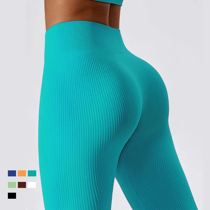 

Natural Feelings High Waisted Leggings for Women No T Line Four Way Stretch Slim Seamless Yoga Leggings Gym Pants