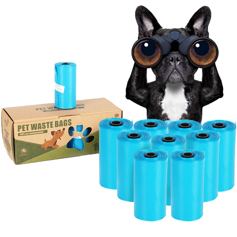 

Custom Eco Friendly Degradable Pet Waste Compostable Dog Poop Bag, Black/gray/blue/green/pink