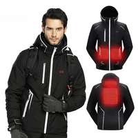 

Sportswear Hooded Heated Ski Jacket Mens Clothing Ski & Snow Wear