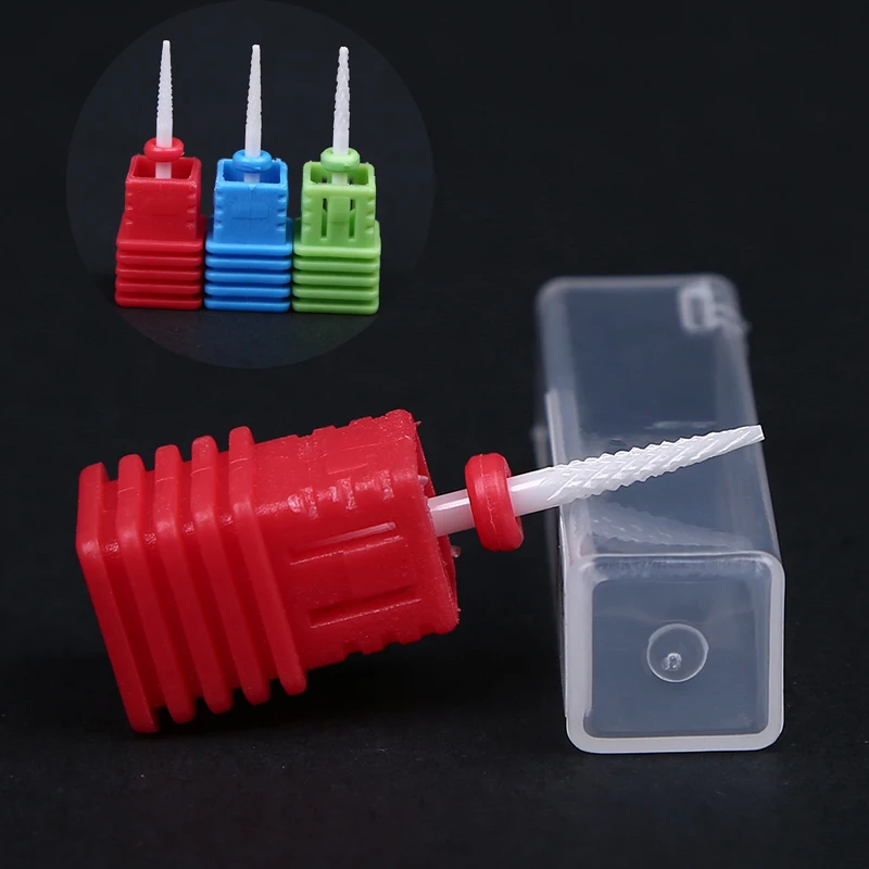 

High Quality Safety Nail Bit Drill Ceramic Electric Nail File Drill Bit For Nail, As pictures