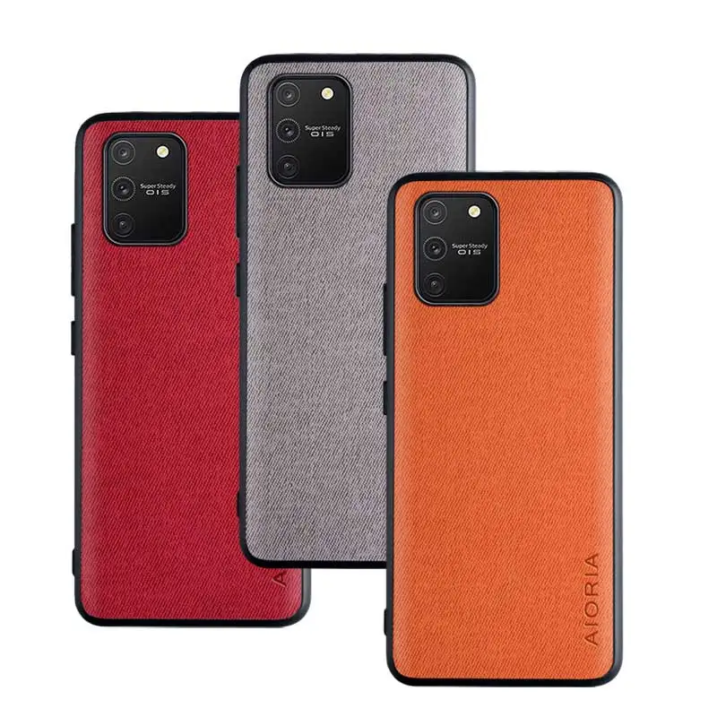 

Custom Fabric Back Cover For Samsung Galaxy S10 Lite Case Wholesale